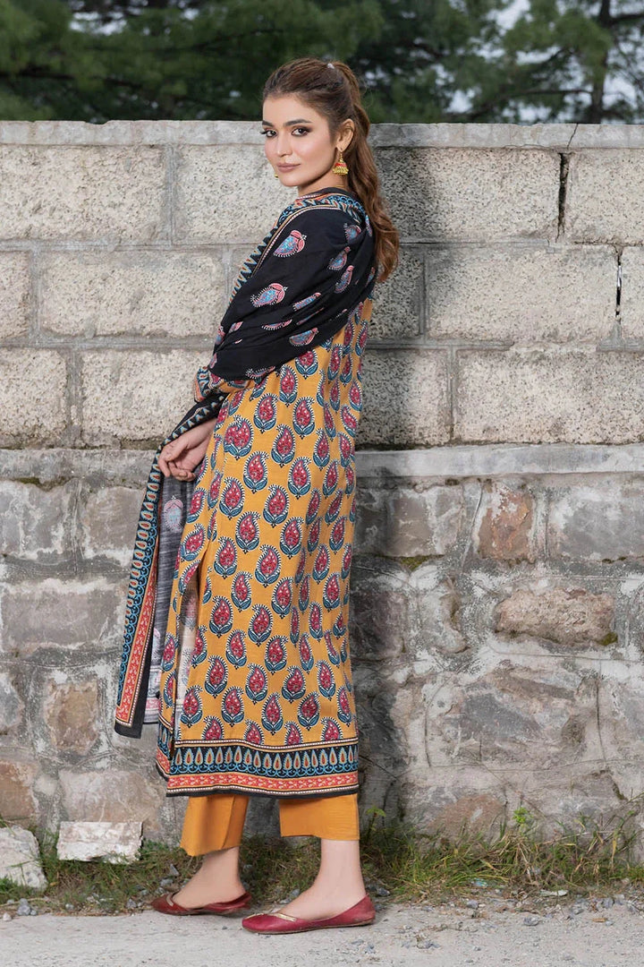 3PC Printed Unstitched Khaddar Suit KKH-3560 Printed KHAS STORES 