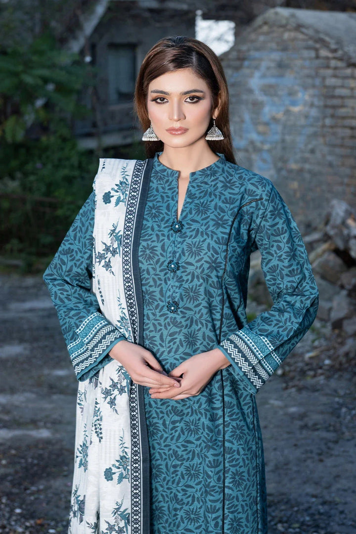 3PC Printed Unstitched Khaddar Suit KKH-3567 Printed KHAS STORES 