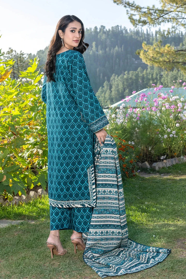 3PC Printed Unstitched Khaddar Suit KKH-3569 Printed KHAS STORES 