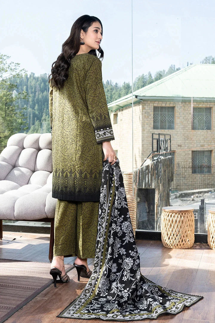 3PC Printed Unstitched Khaddar Suit KKH-3570 Printed KHAS STORES 