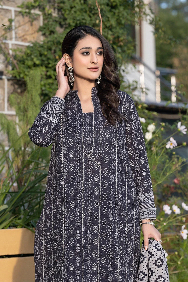 3PC Printed Unstitched Khaddar Suit KKH-3571 Printed KHAS STORES 