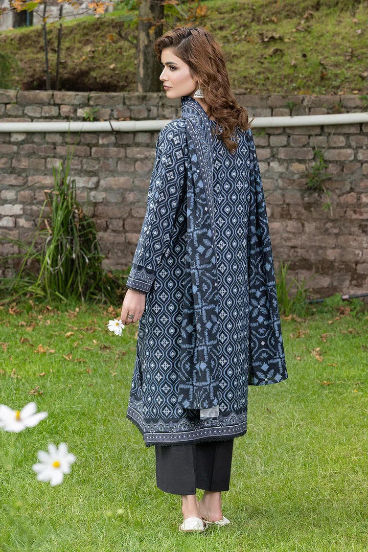 3PC Printed Unstitched Khaddar Suit KKH-3657 Printed KHAS STORES 