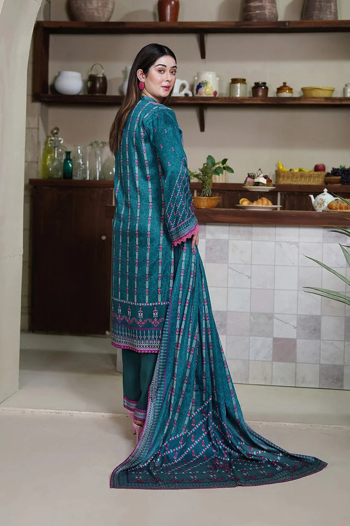 3PC Printed Unstitched Kotail Linen Suit KKT-3609 Printed KHAS STORES 