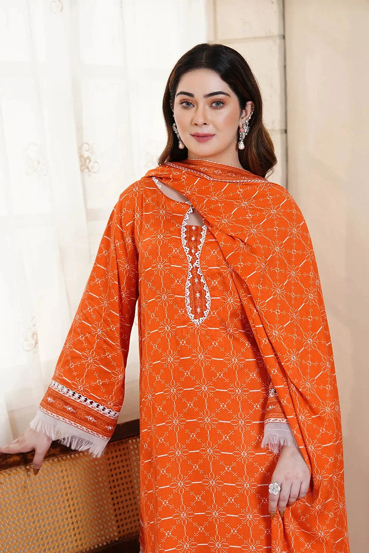 3PC Printed Unstitched Kotail Linen Suit KKT-3611 Printed KHAS STORES 