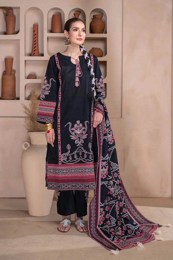 3PC Stitched Embroidered Lawn Suit KL-RTW-3344 KHAS STORES 