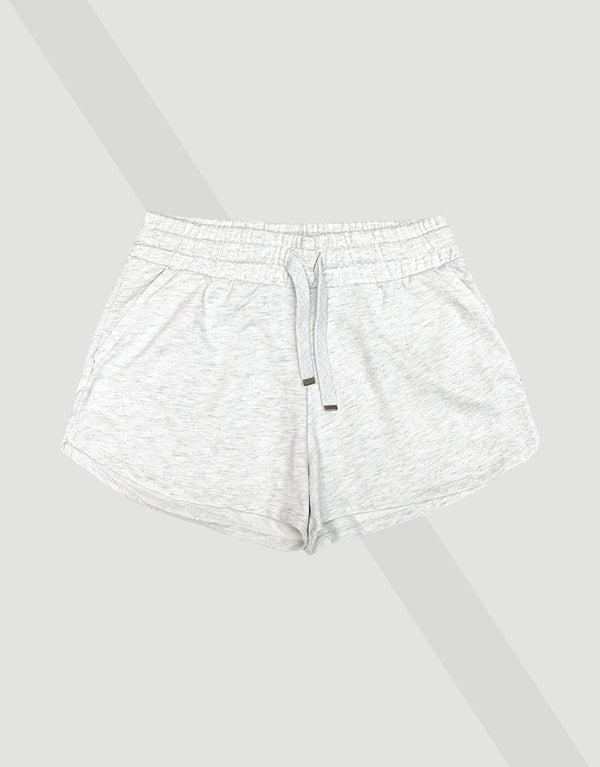 Ladies Summer Plain Terry Short-Grey