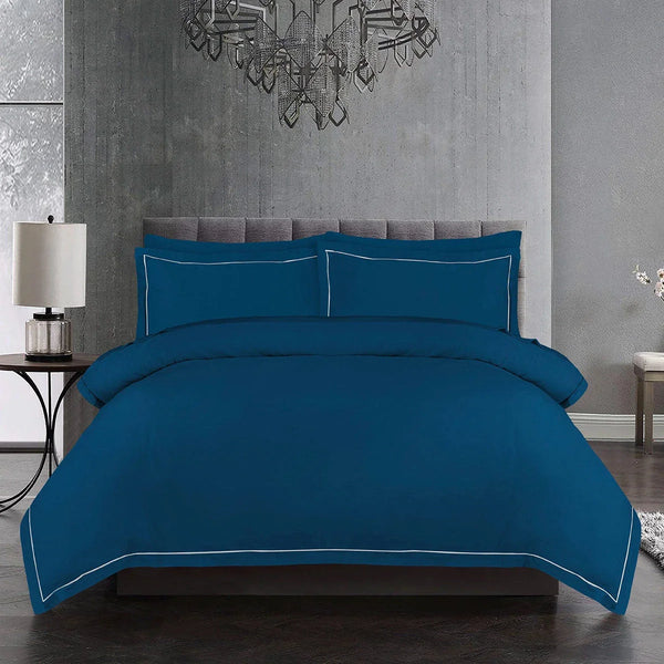 6 PCS BED SET BLUE BARATA HARMONY Luxury Bedding HOMBEDCLU 
