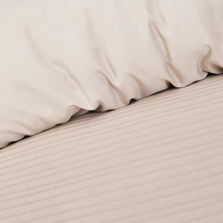 6 PCS BED SET NATURAL DOBBY Luxury Bedding HOMBEDCLU 