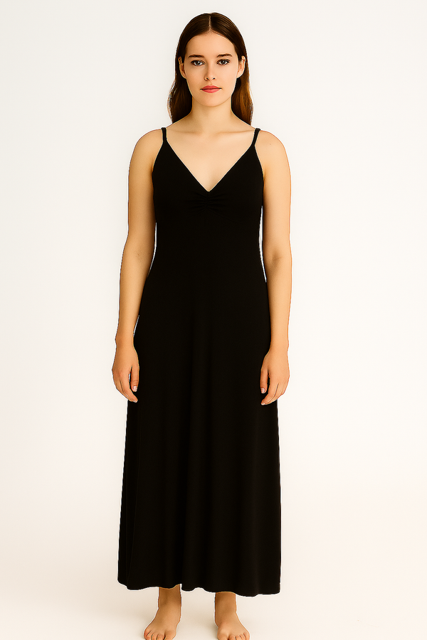 Ladies Night Dress Black