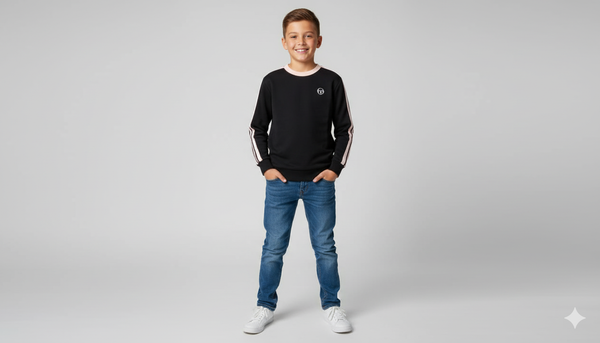 Kid's Sergio Tacchini Fleece Sweat Shirt Pink