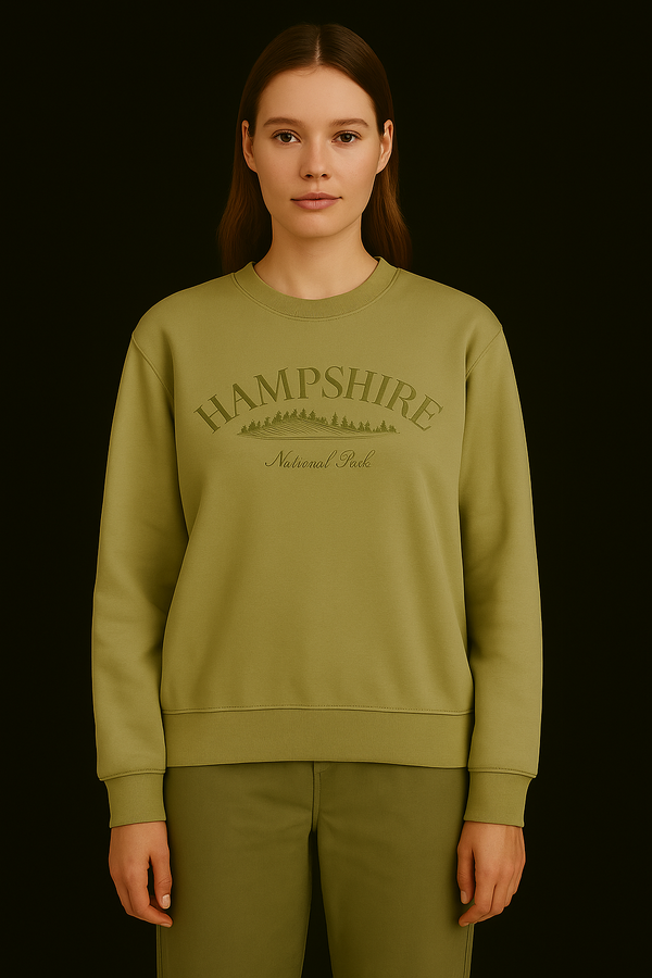 LADIES SWEAT SHIRT VERDE MILITARY