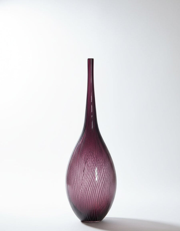 Amethyst Teardrop Glass Vase Decor KHAS STORES 