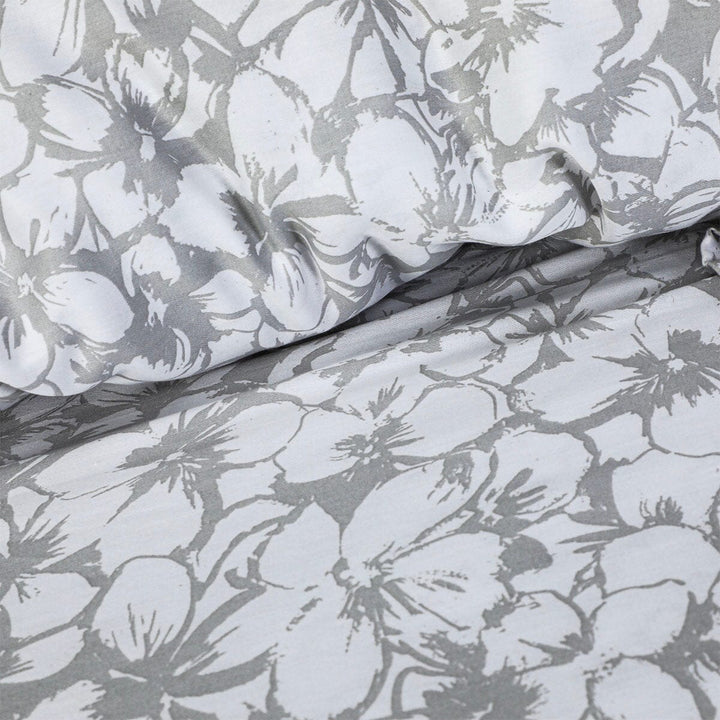 BED SET GREY HANRONGEA- King Luxury Bedding HOMBEDCLU 