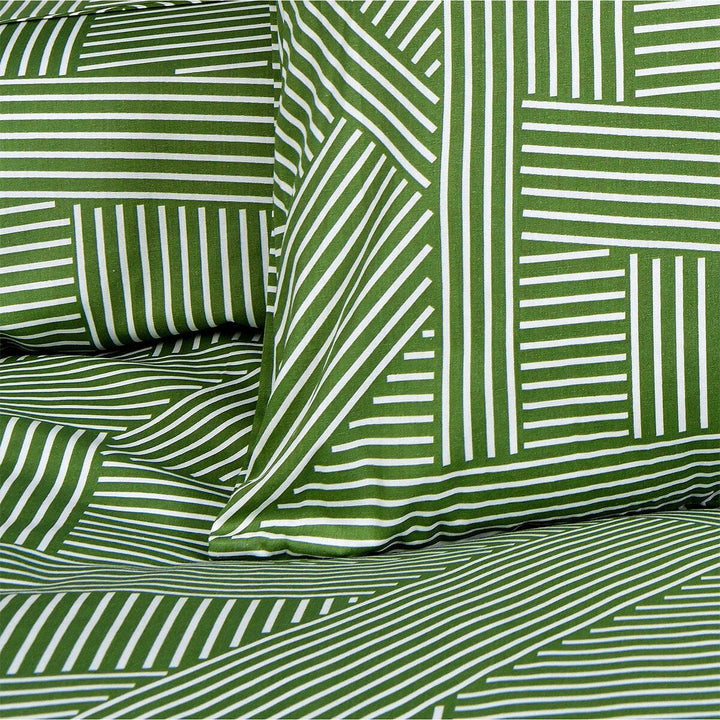 BED SHEET GEOMATRIC ZIGZAG- King PRINTED RANGE 180 TC HOMBEDROO 