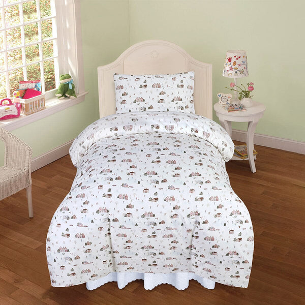 BED SHEET ICE SKATING - Single Printed Range 144 TC HOMBEDROO 