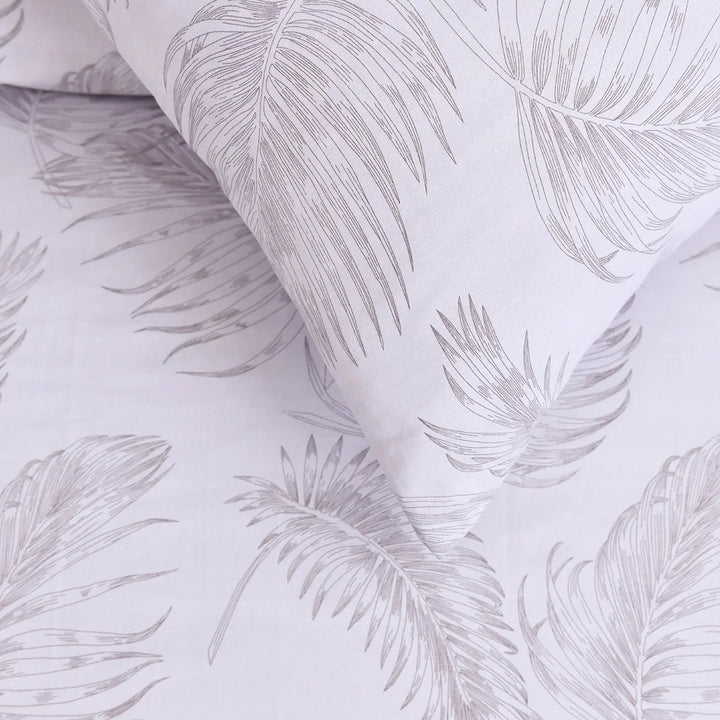 Bed Sheet Queen Island Leaf Reverse Home Collection HOMBEDCLU 