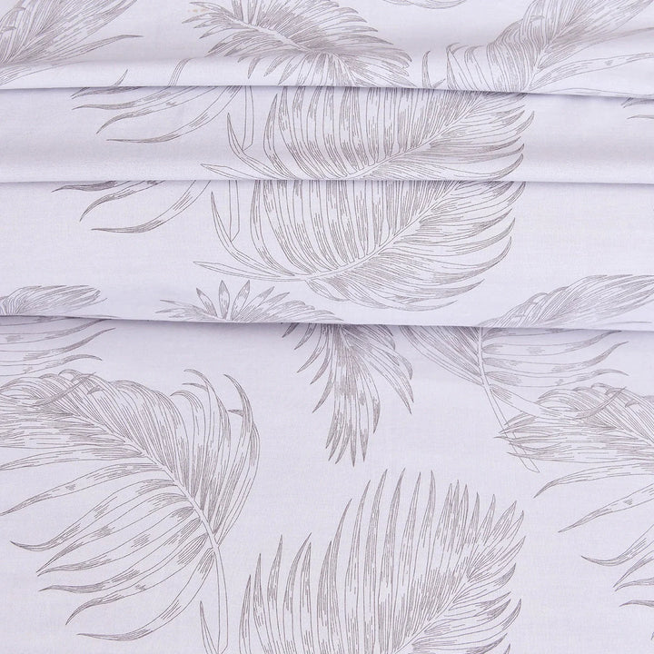 Bed Sheet Queen Island Leaf Reverse Home Collection HOMBEDCLU 