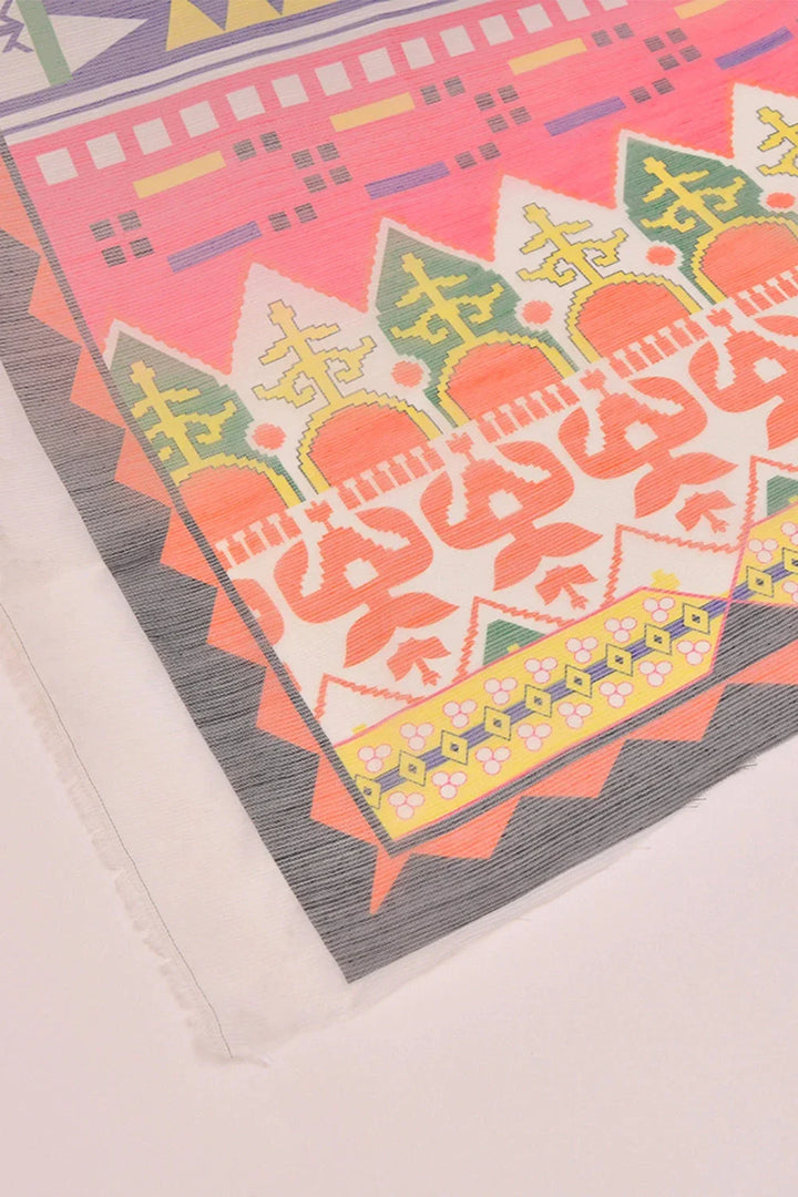 Cotton Net Dupatta KOE-2169 Embroidered KHAS STORES 