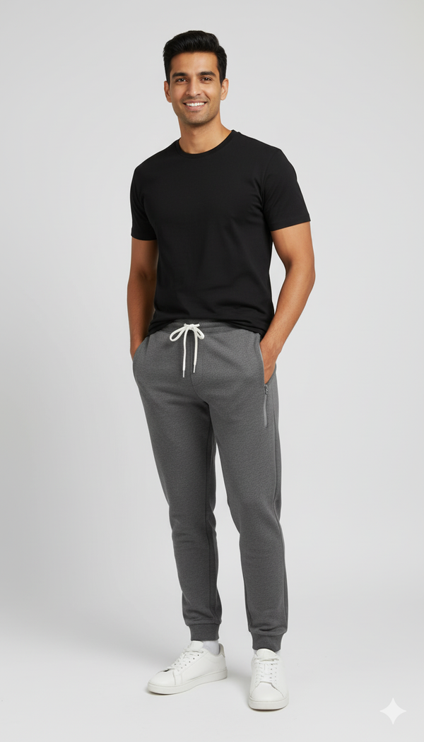 Men's Sport Terry Jogger Trouser Dark Grey