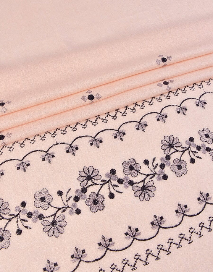 Embroidered Shawl-5 Pink Apparel & Accessories KHAS STORES 