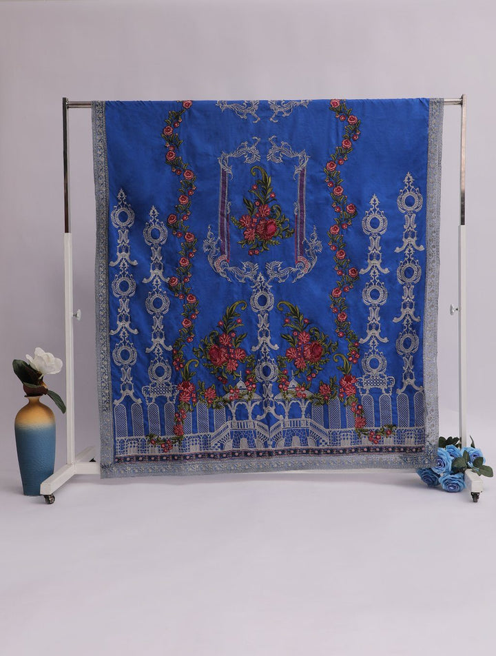 Fancy Shawl FS-001 Blue Shawls FASUNSLAD 