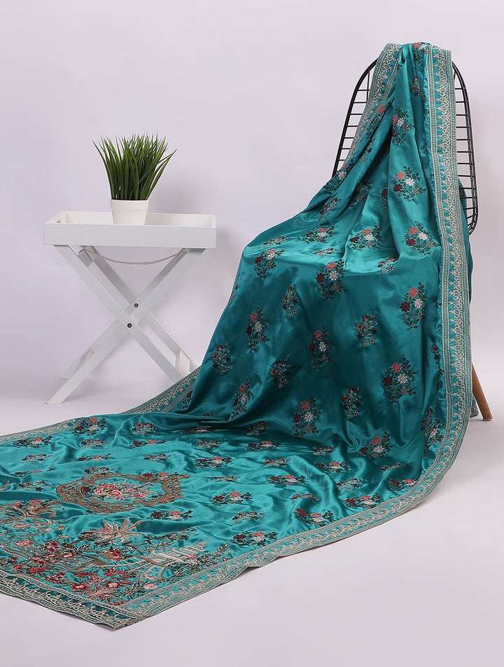 Fancy Shawl FS-004 Green Shawls FASUNSLAD 