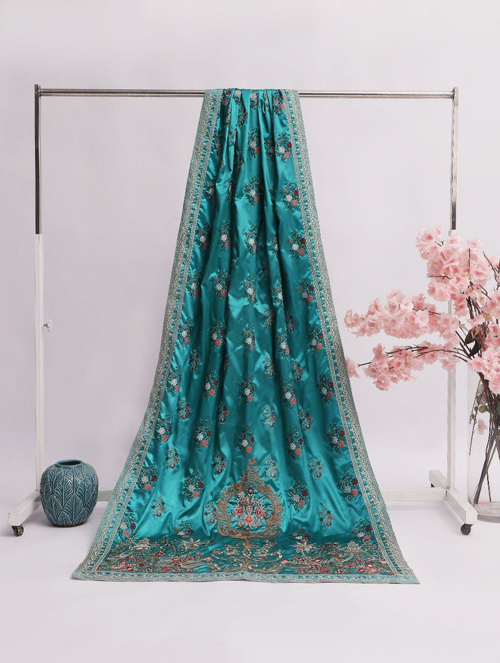 Fancy Shawl FS-004 Green Shawls FASUNSLAD 