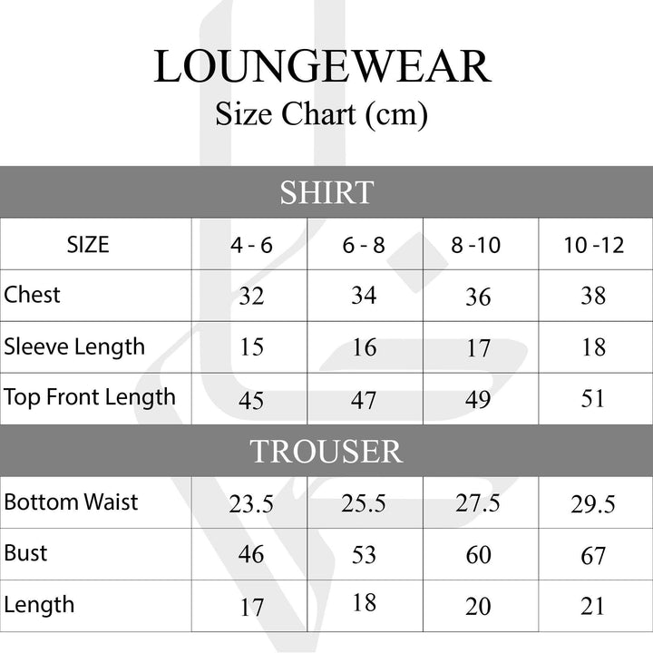 GIRLS GREY COTTON LOUNGEWEAR LW-001 LOUNGEWEAR FASSTIGIR 