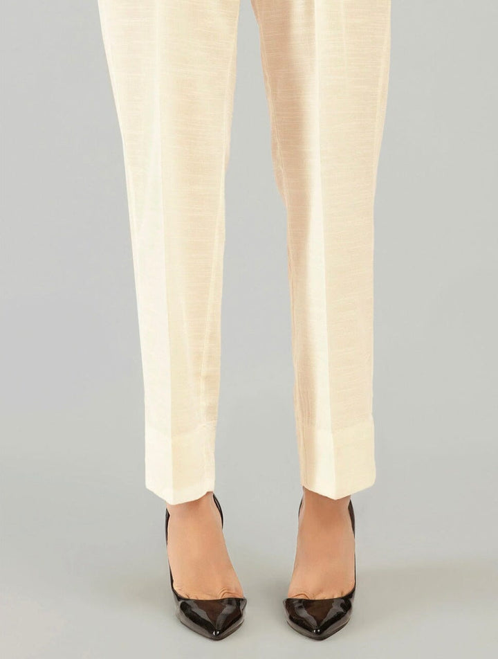 Khaddar Trouser TR-1004 Off White KHAS STORES 