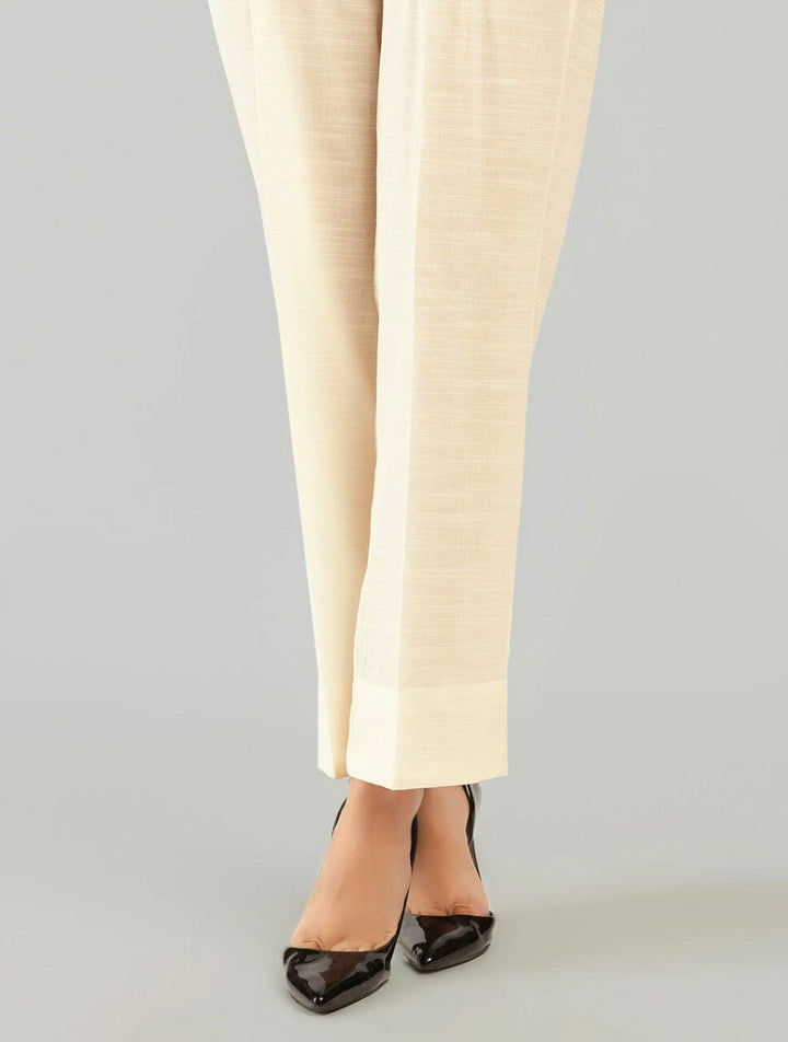 Khaddar Trouser TR-1004 Off White KHAS STORES 
