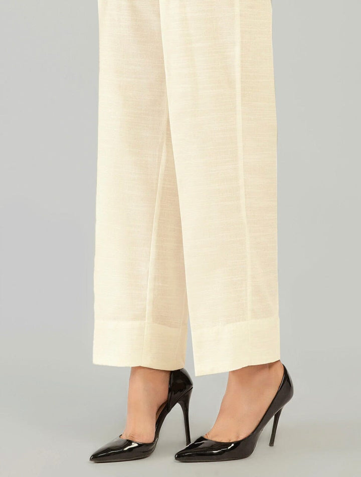 Khaddar Trouser TR-1004 Off White KHAS STORES 