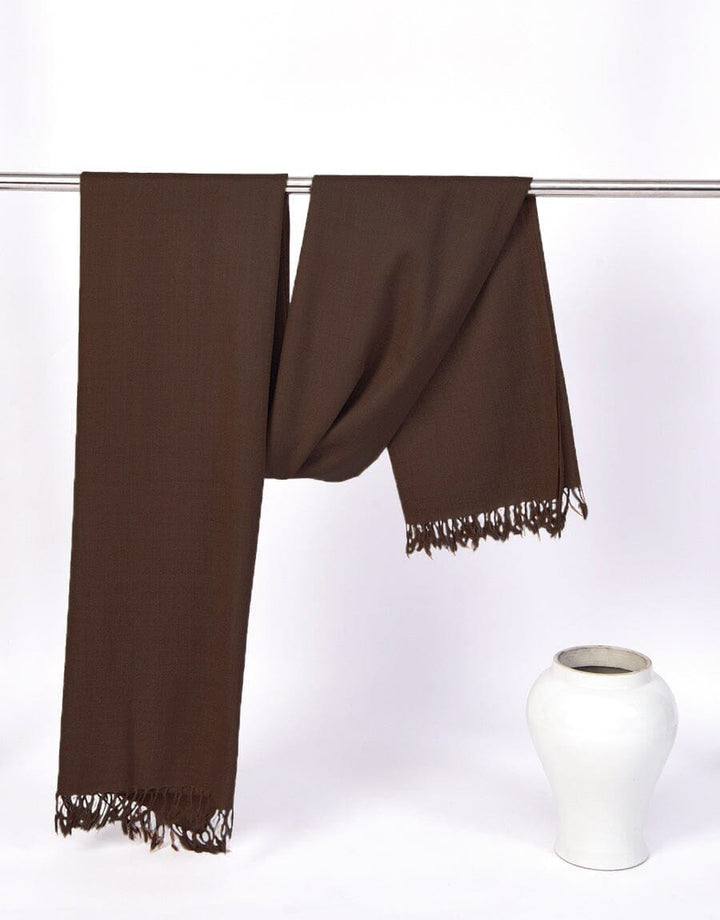 Plain Shawl Chocolate Apparel & Accessories KHAS STORES 