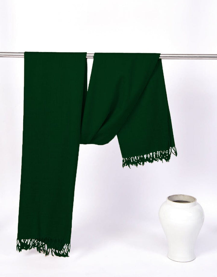 Plain Shawl Green Apparel & Accessories KHAS STORES 