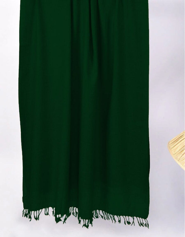 Plain Shawl Green Apparel & Accessories KHAS STORES 
