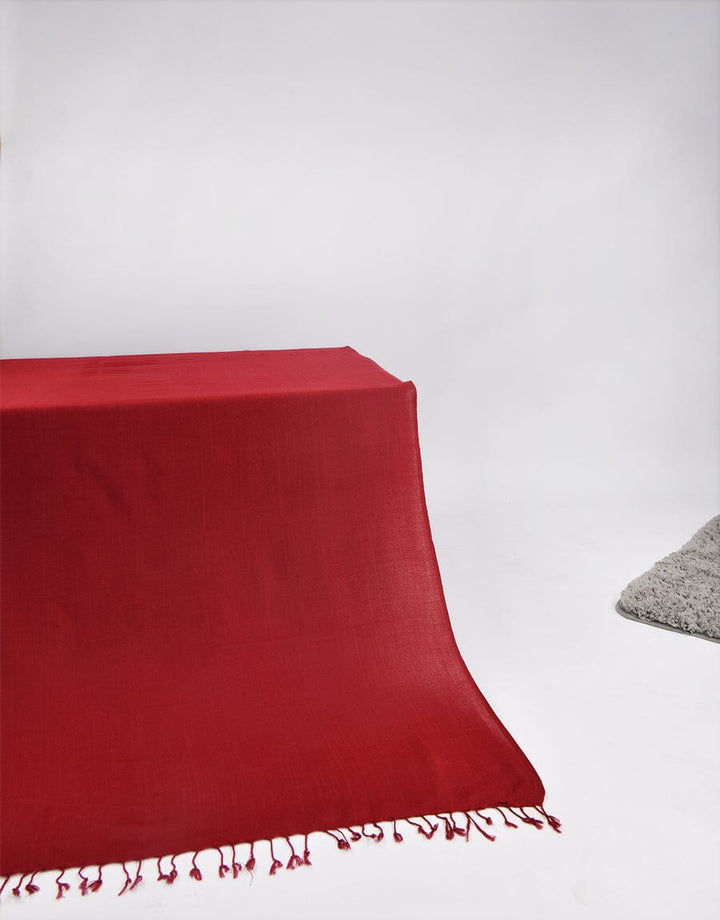 Plain Shawl Maroon Apparel & Accessories KHAS STORES 