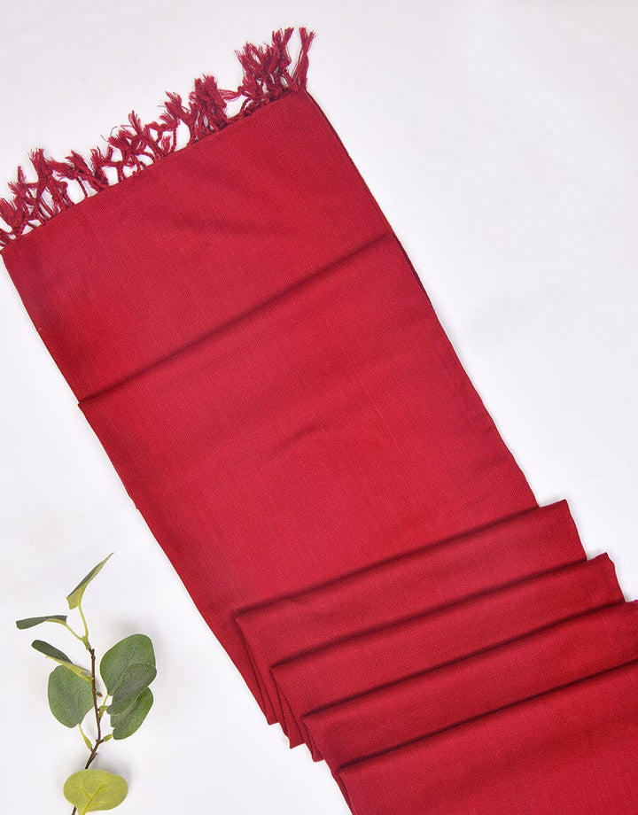 Plain Shawl Maroon Apparel & Accessories KHAS STORES 