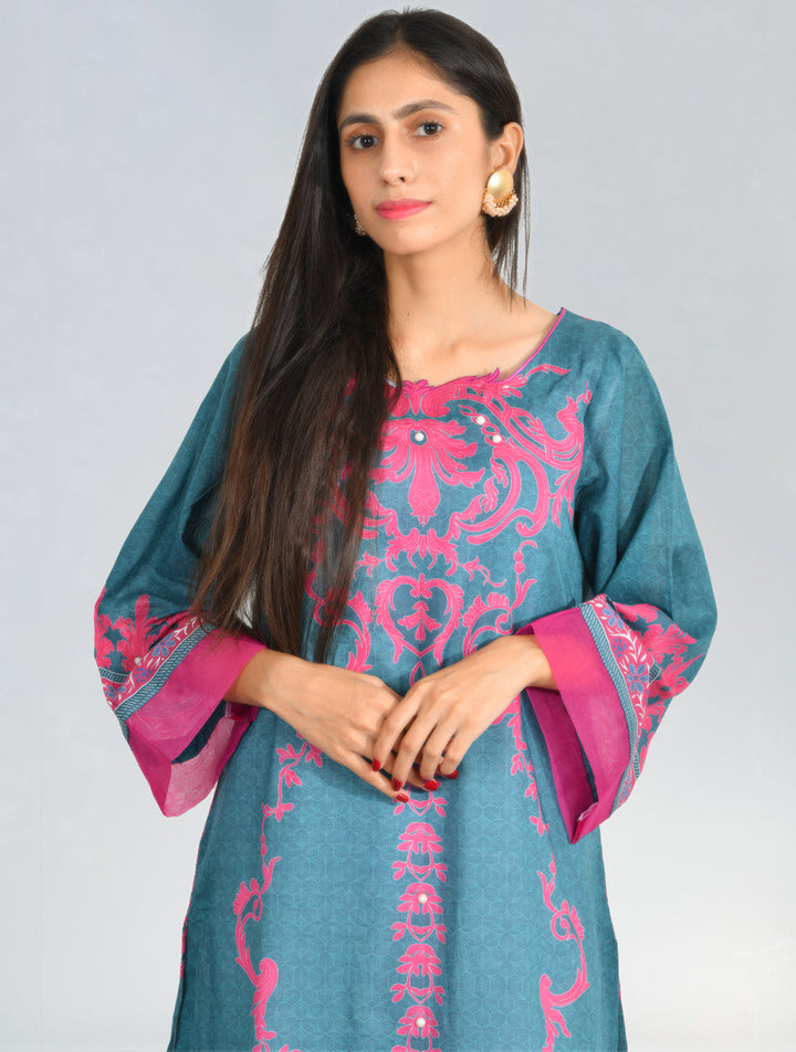 Printed Lawn Shirt DRL-578 Pret KHAS STORES 