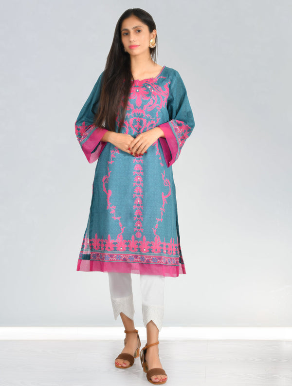 Printed Lawn Shirt DRL-578 Pret KHAS STORES 
