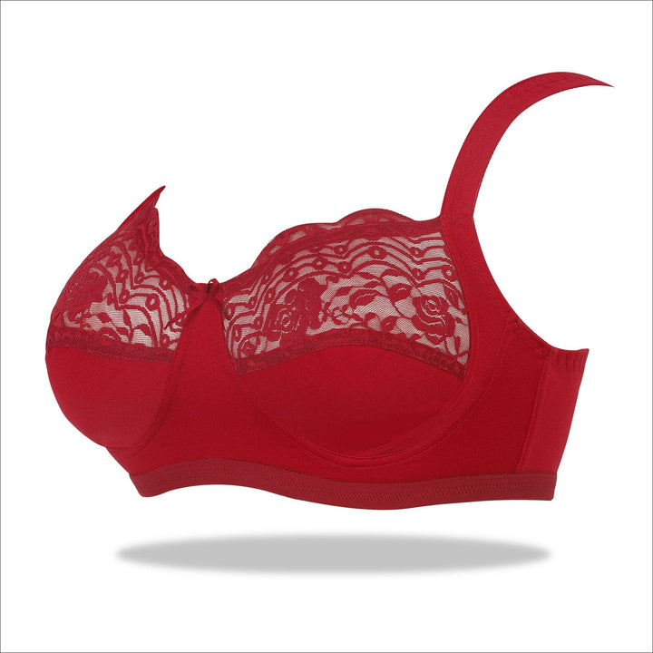 Soft Mesh Double Layered Sag Lift Non Padded Minimizer Bra BRAS Espicopink 