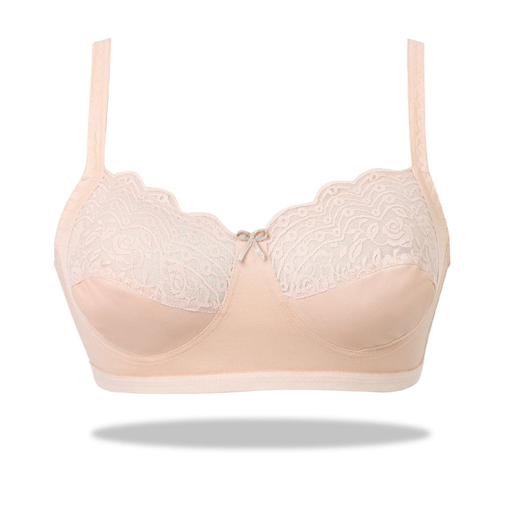 Soft Mesh Double Layered Sag Lift Non Padded Minimizer Bra BRAS Espicopink 32 B SKIN 