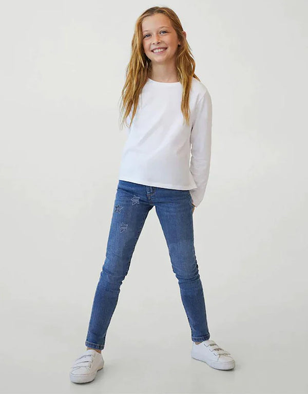 POY Girl's Page Star Skinny Fit Denim Jeans