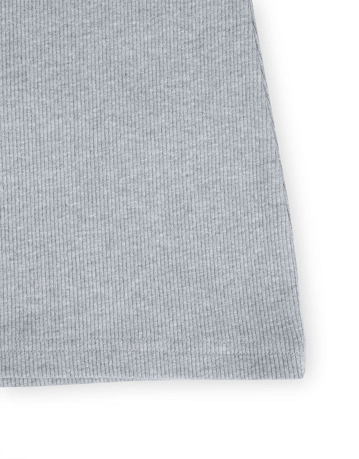 Super Soft Cosy Rib Hoodie & Straight Trousers - Grey Women Lingerie Sadaqat Textile 