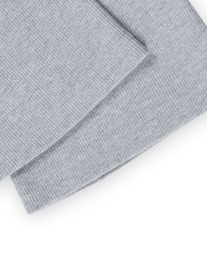 Super Soft Cosy Rib Hoodie & Straight Trousers - Grey Women Lingerie Sadaqat Textile 