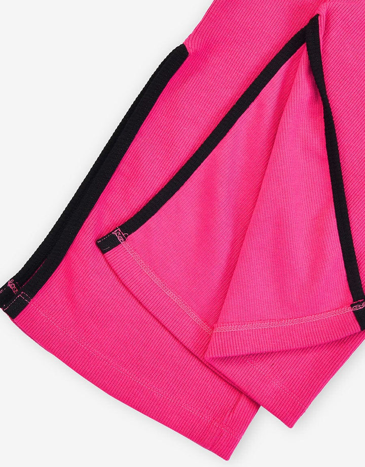 Super Soft Cosy Rib Shirt & Flare Trousers - Pink Women Lingerie Sadaqat Textile 