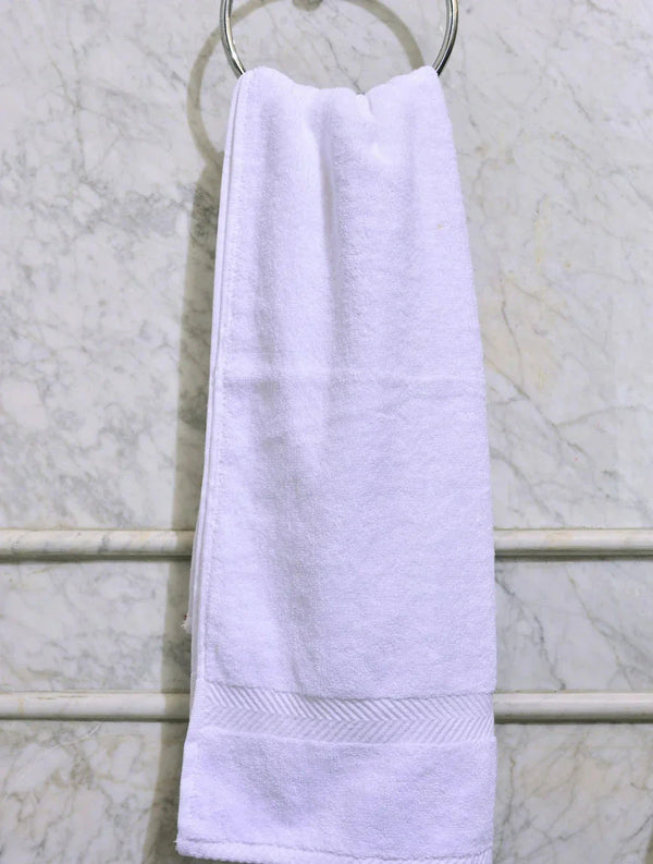 Towels Plain White Dyed Towels HOMBATTOW 