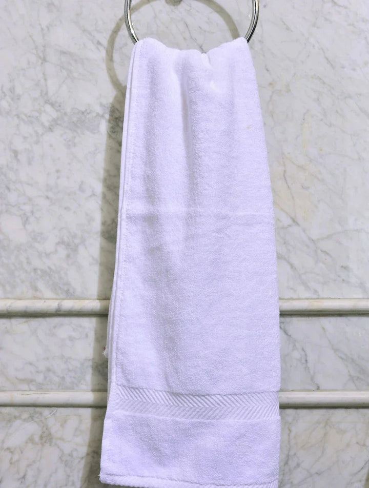 Towels Plain White Dyed Towels HOMBATTOW 