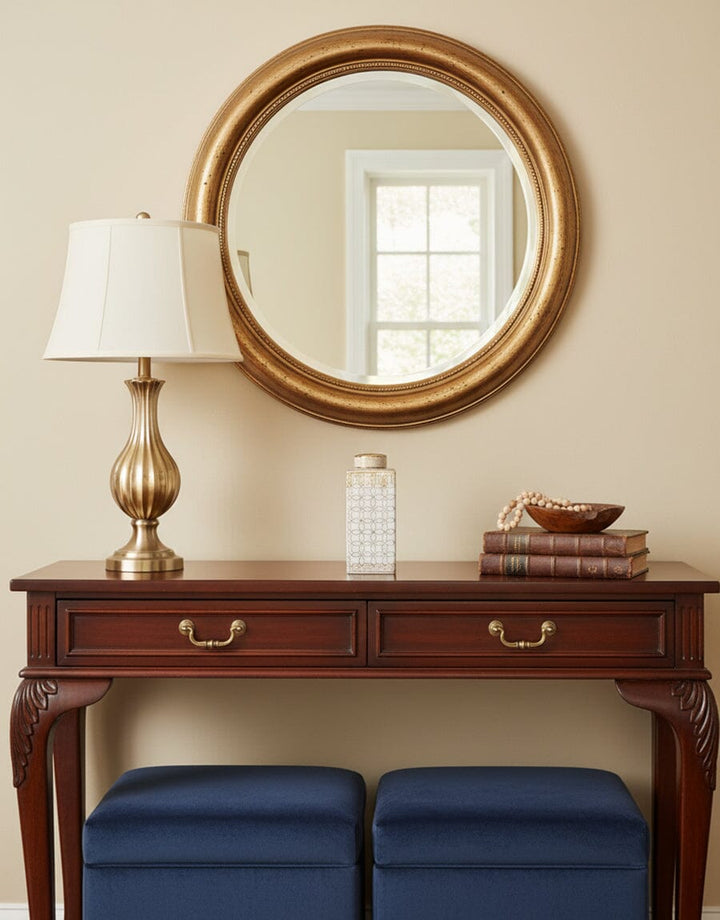 White & Gold Geometric Ceramic Jar Decor KHAS STORES 