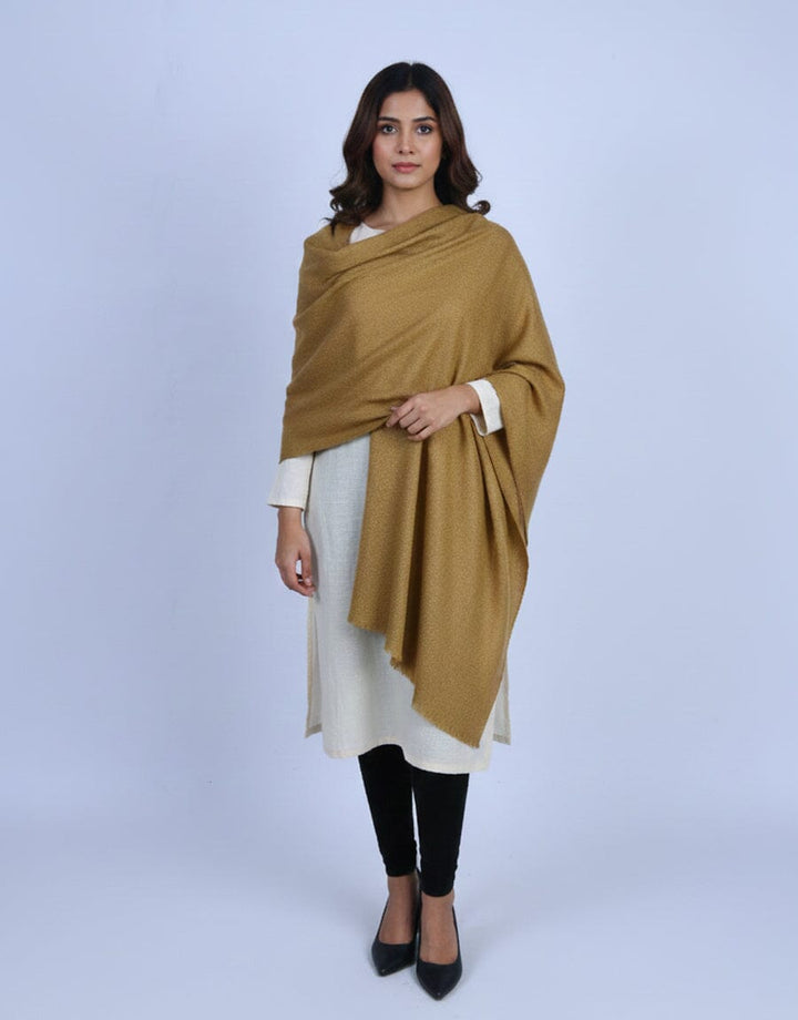 Wool Shawl-Camel Apparel & Accessories KHAS STORES 