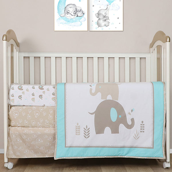 Kids Digital Printed Ultra Soft 1 Piece Elephant Design Baby Comforter
