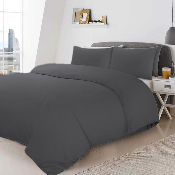 Living & Co Soft Cotton Lightweight Double Duvet Cover Set With Two Pillow